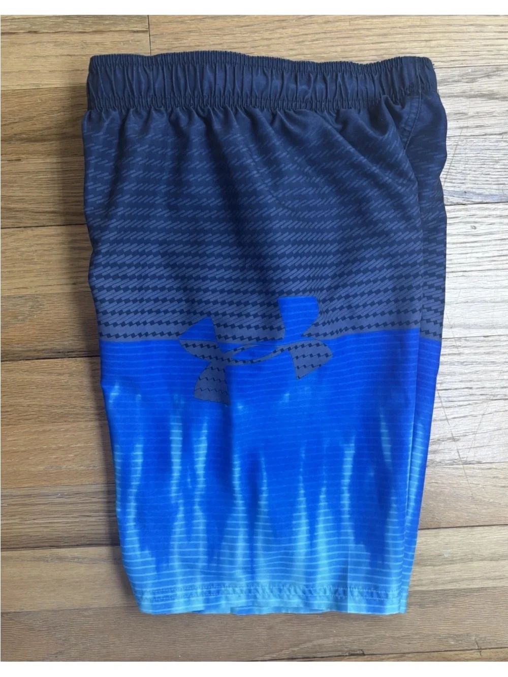 Under Armour Youth Multi Blue Swim Trunks Youth READ Description